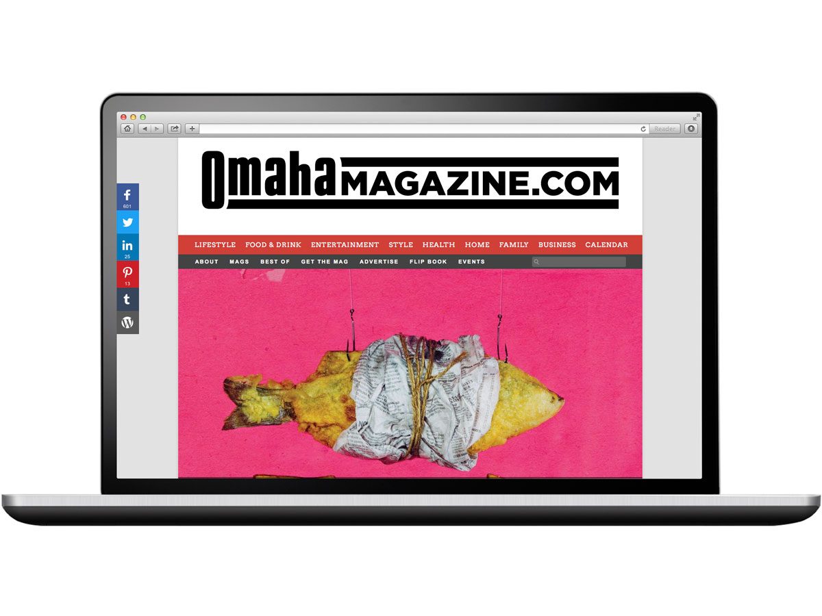 Omaha Magazine Website Design